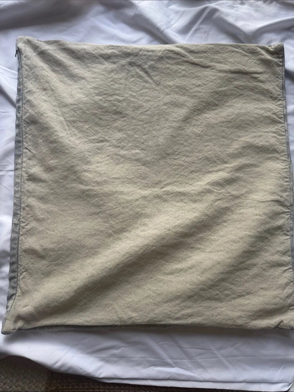 Pottery Barn Gray and Cream Medallion Accent Pillow Cover